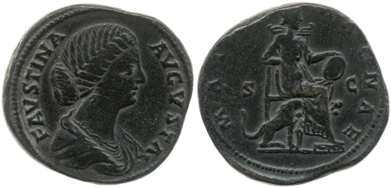 RIC III Marcus Aurelius 1663, аверс, Британский музей
