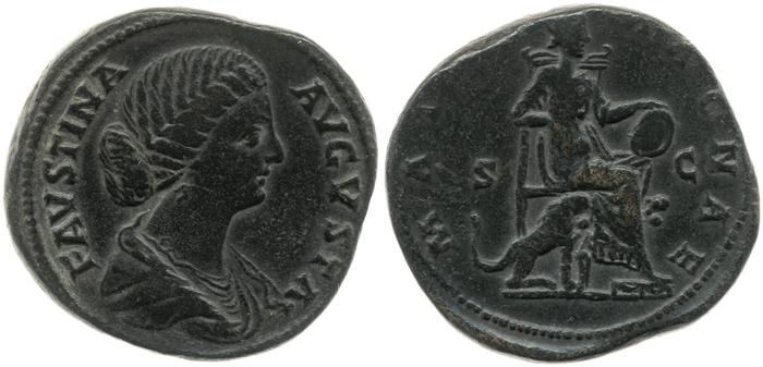 RIC III Marcus Aurelius 1663, реверс, Британский музей