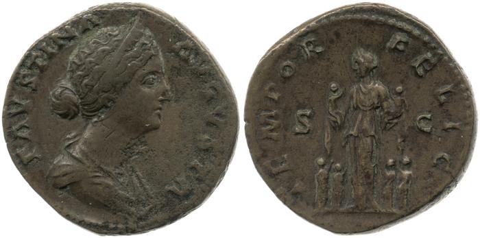 RIC III Marcus Aurelius 1674, реверс, bm