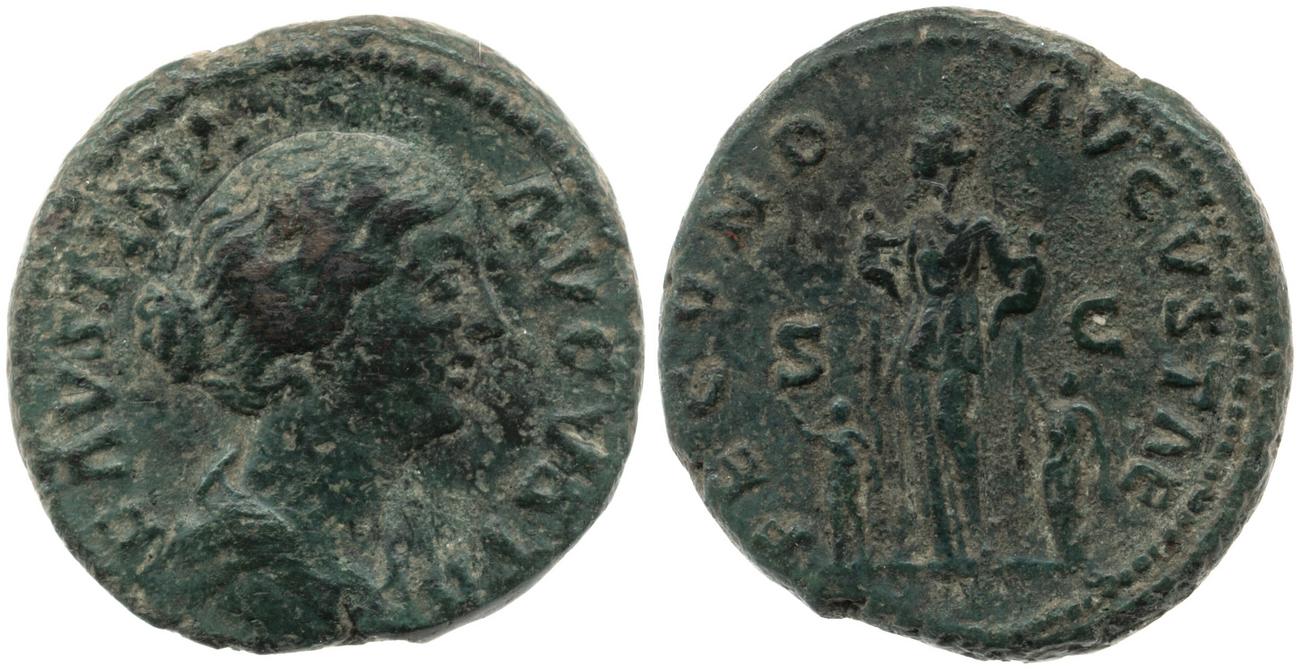 аверс RIC III Marcus Aurelius 1636