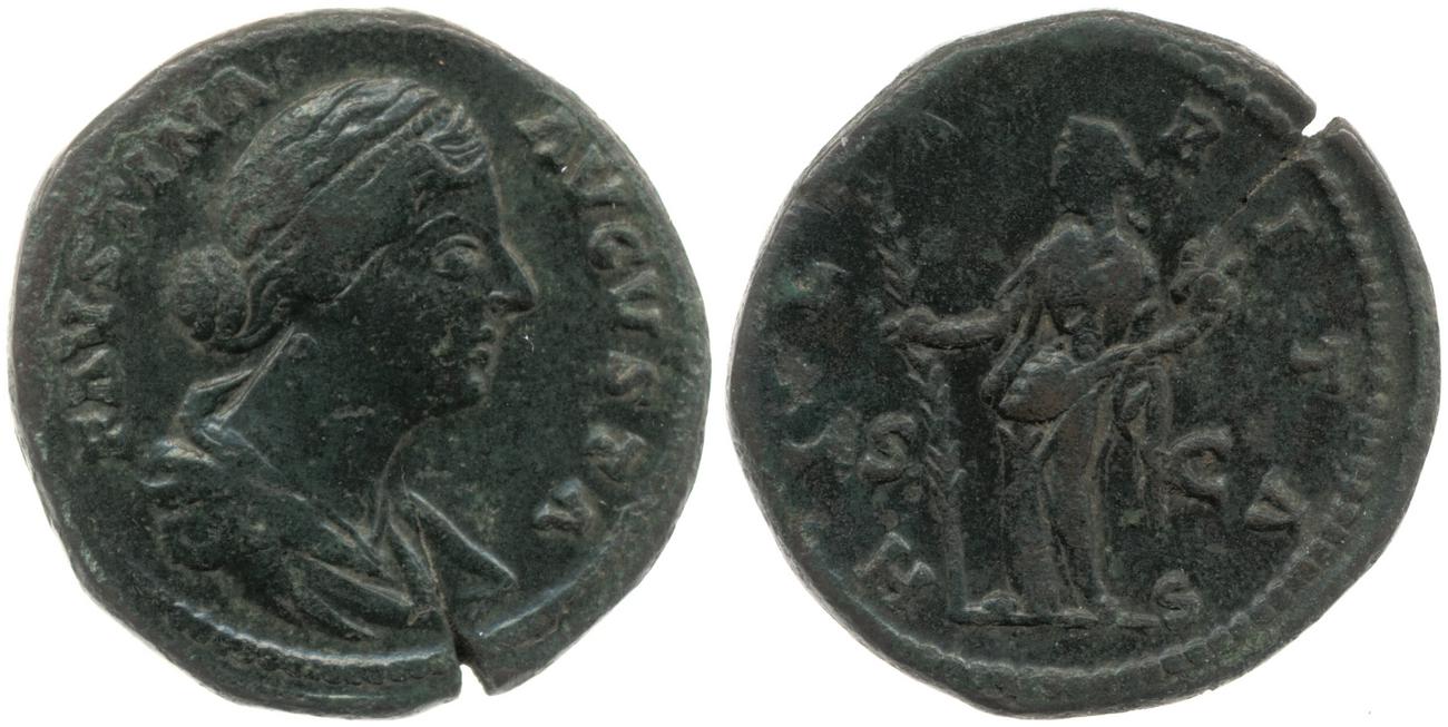 аверс RIC III Marcus Aurelius 1643