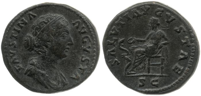 RIC III Marcus Aurelius 1671A, реверс, Британский музей
