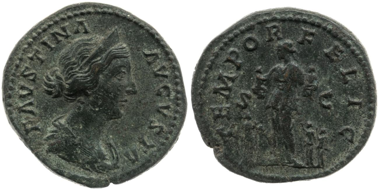 аверс RIC III Marcus Aurelius 1676