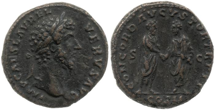 реверс RIC III Marcus Aurelius 1316