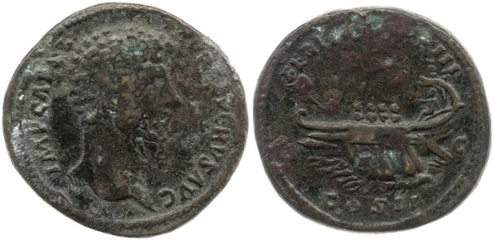 RIC III Marcus Aurelius 1326, реверс, bm