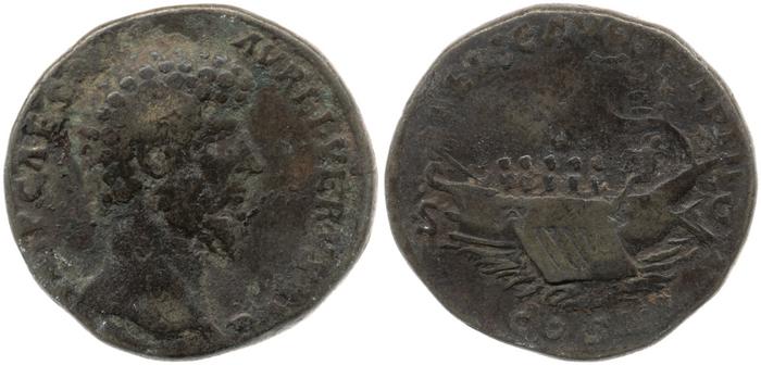 RIC III Marcus Aurelius 1326, реверс, bm