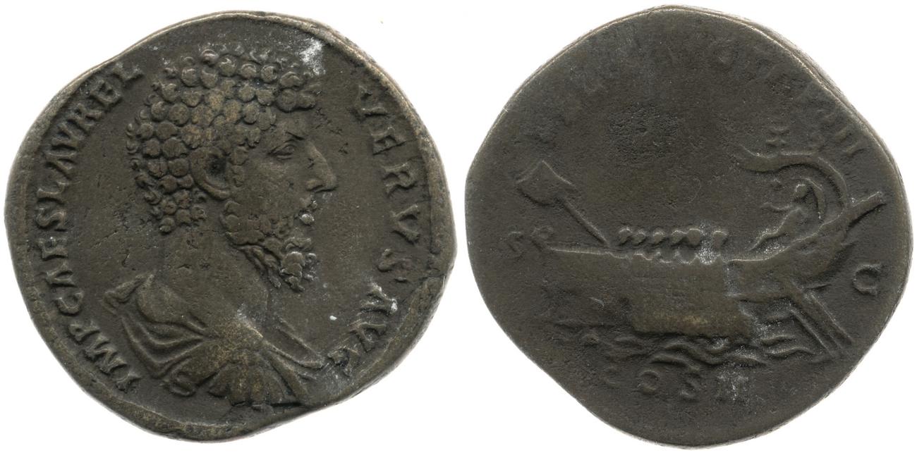 аверс RIC III Marcus Aurelius 1328