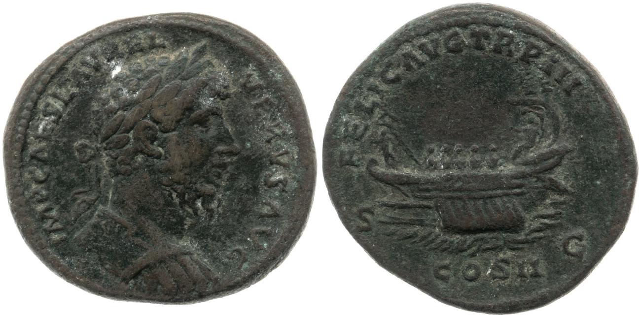 RIC III Marcus Aurelius 1333, аверс, Британский музей