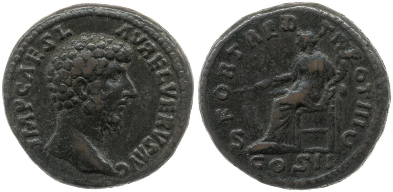 аверс RIC III Marcus Aurelius 1351