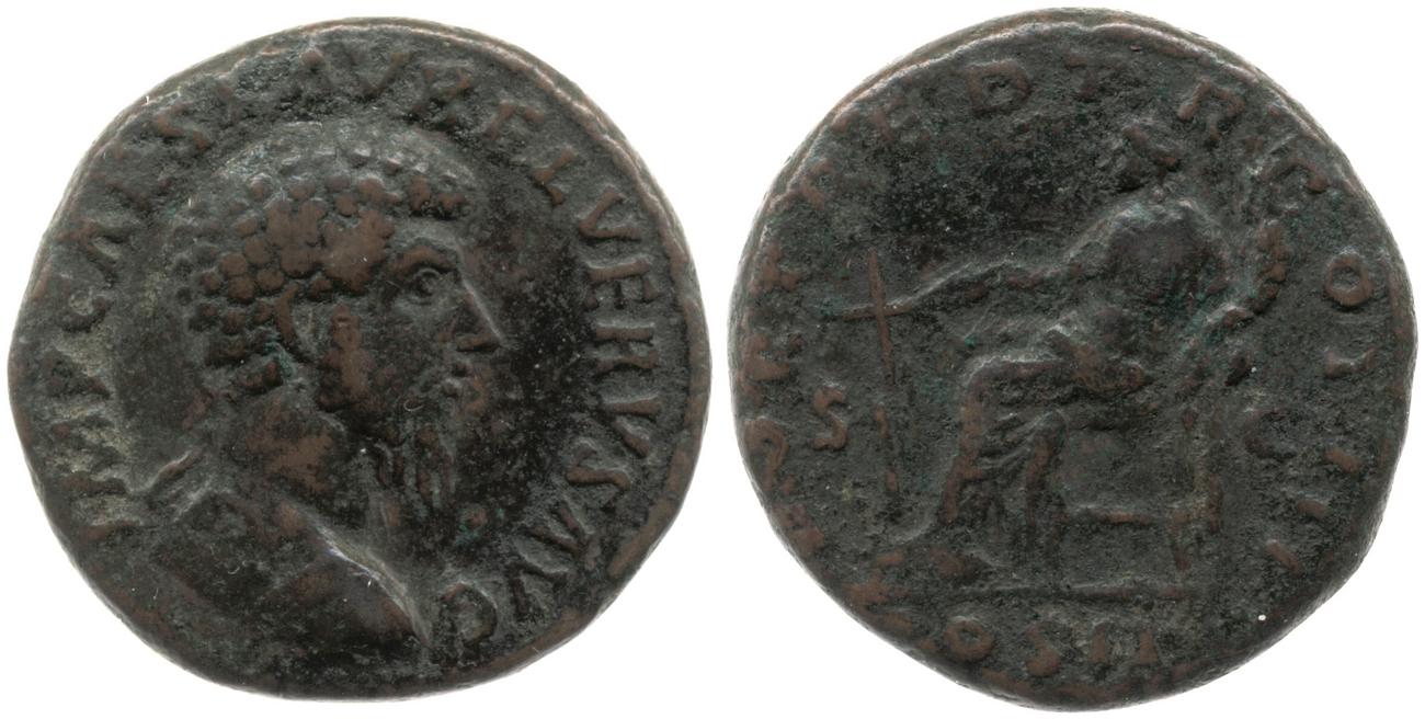 RIC III Marcus Aurelius 1350, аверс, bm