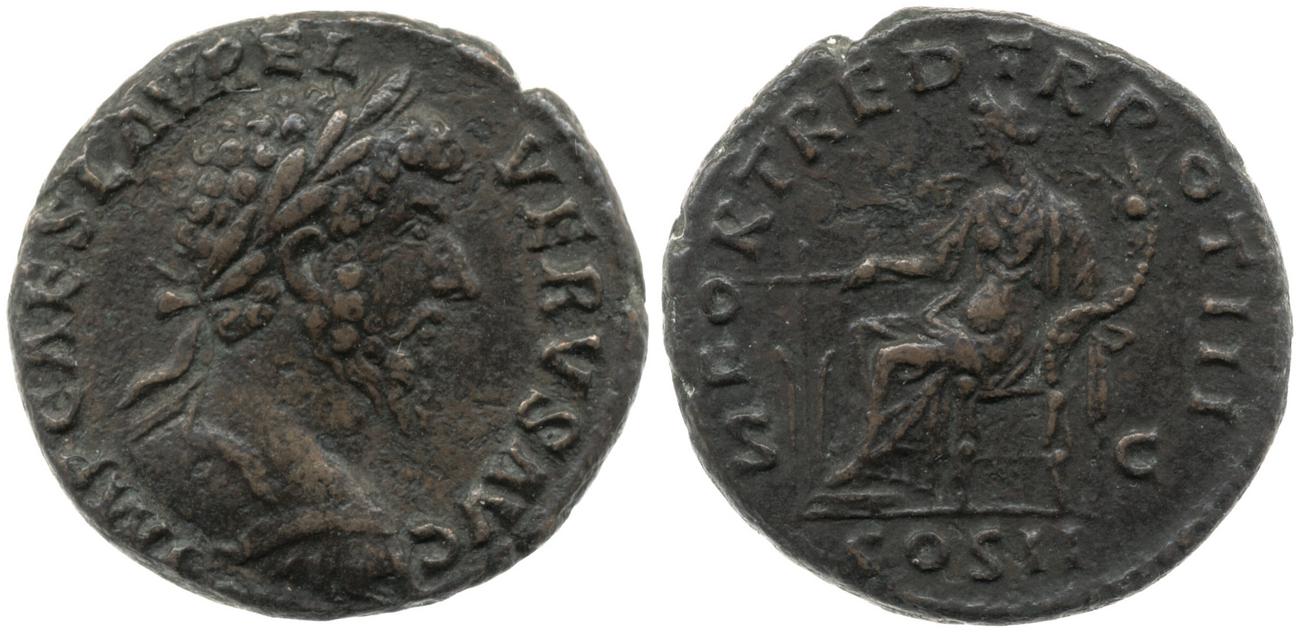 аверс RIC III Marcus Aurelius 1354