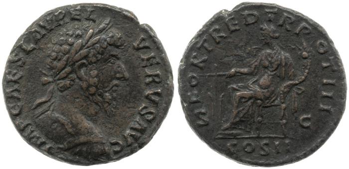 реверс RIC III Marcus Aurelius 1354