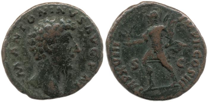 реверс RIC III Marcus Aurelius 856