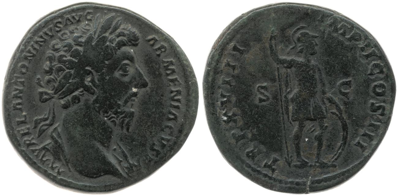 аверс RIC III Marcus Aurelius 862
