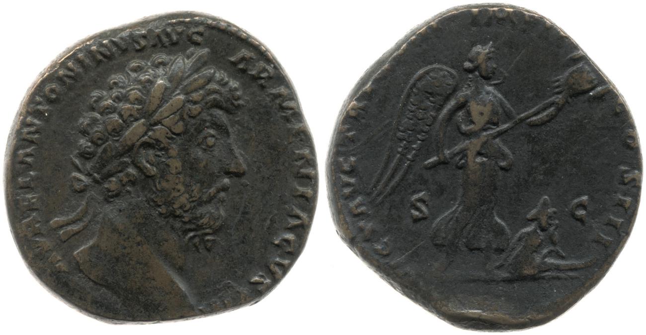 obverse RIC III Marcus Aurelius 890