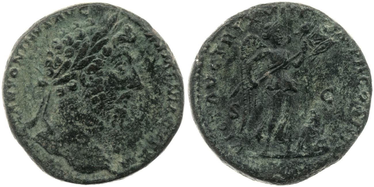 RIC III Marcus Aurelius 890, аверс, bm