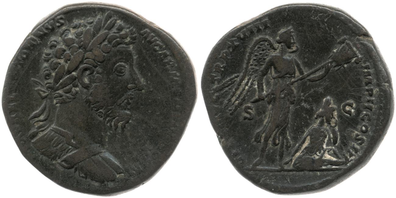 obverse RIC III Marcus Aurelius 891