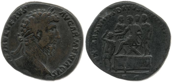 реверс RIC III Marcus Aurelius 1374