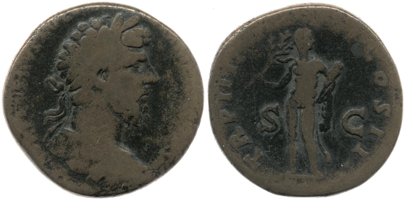 RIC III Marcus Aurelius 1391, аверс, Британский музей