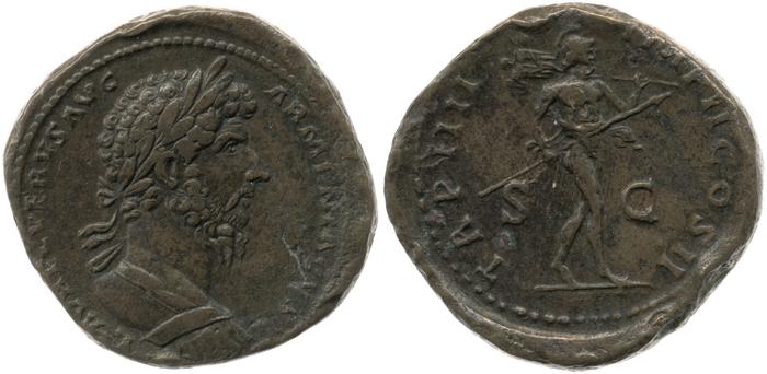 RIC III Marcus Aurelius 1380, реверс, Британский музей