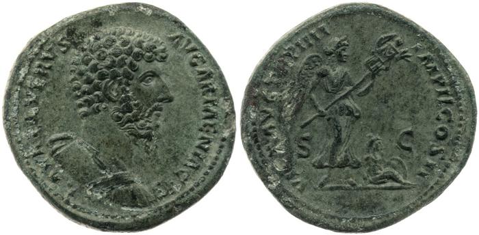 реверс RIC III Marcus Aurelius 1408