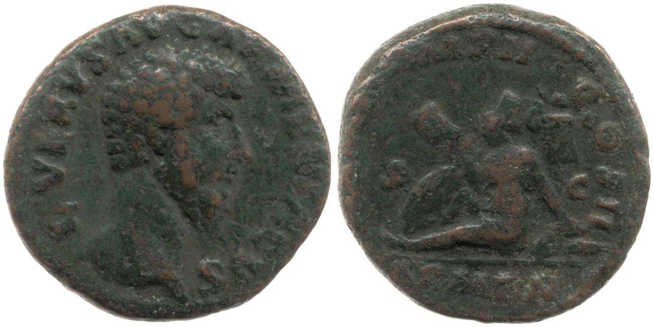 аверс RIC III Marcus Aurelius 1364