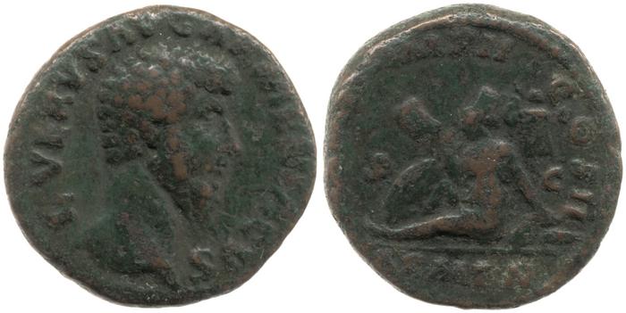 реверс RIC III Marcus Aurelius 1364