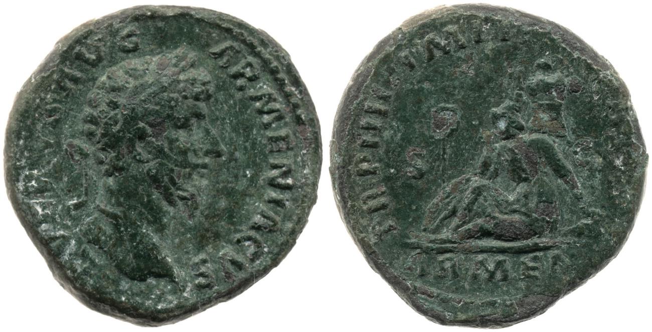 аверс RIC III Marcus Aurelius 1365