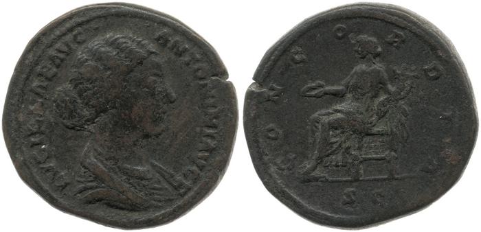 RIC III Marcus Aurelius 1732, реверс, Британский музей