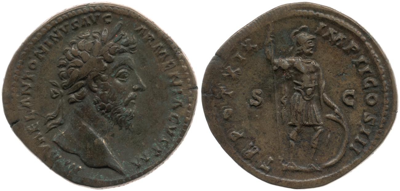 аверс RIC III Marcus Aurelius 898