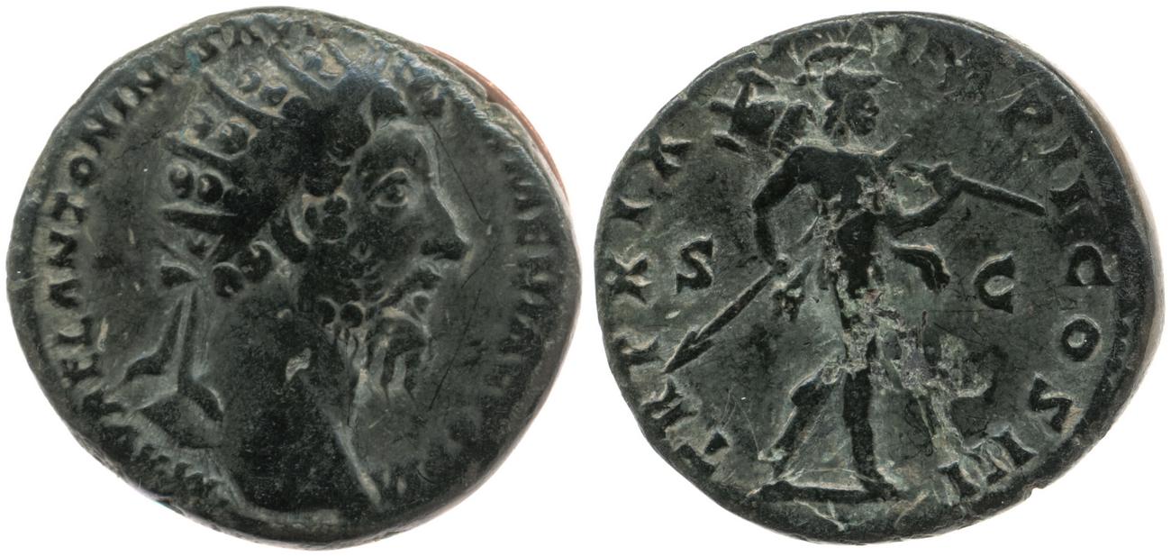 obverse RIC III Marcus Aurelius 895