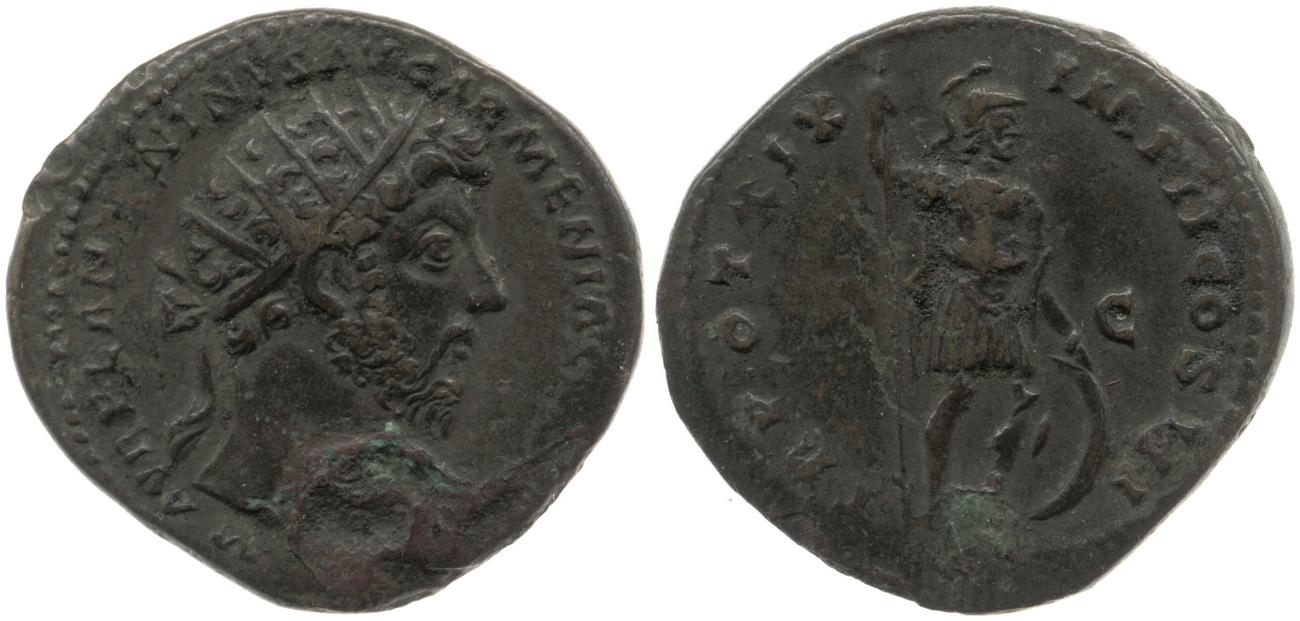obverse RIC III Marcus Aurelius 900