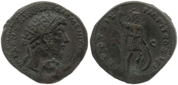 reverse RIC III Marcus Aurelius 900