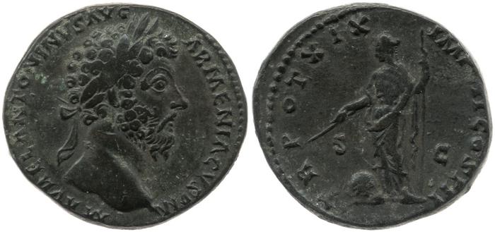 reverse RIC III Marcus Aurelius 912
