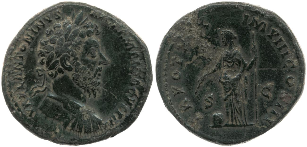 obverse RIC III Marcus Aurelius 911