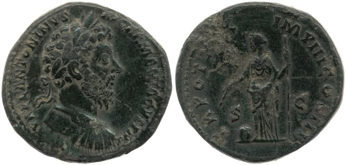 reverse RIC III Marcus Aurelius 911