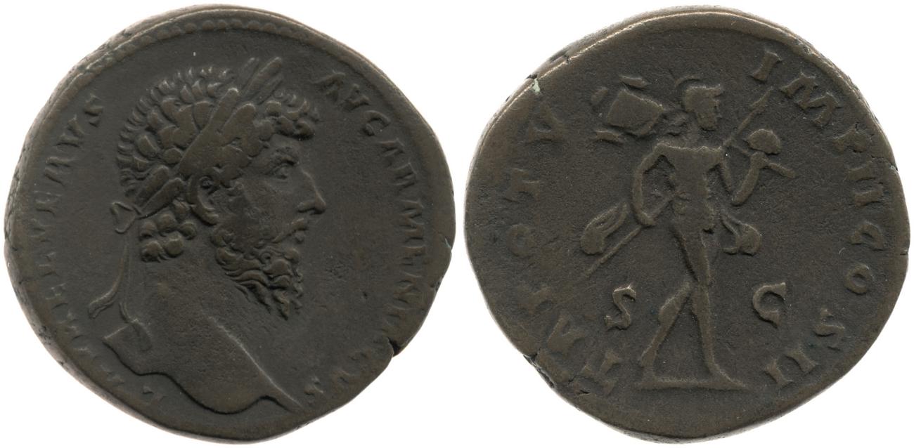RIC III Marcus Aurelius 1420, аверс, bm