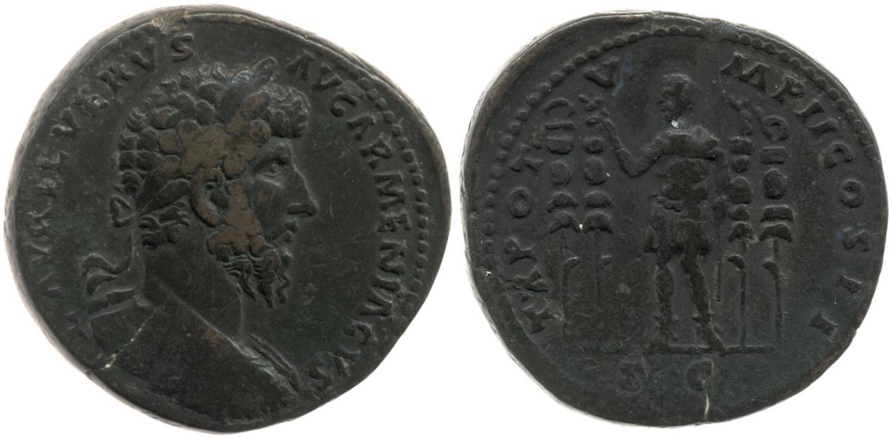 аверс RIC III Marcus Aurelius 1426