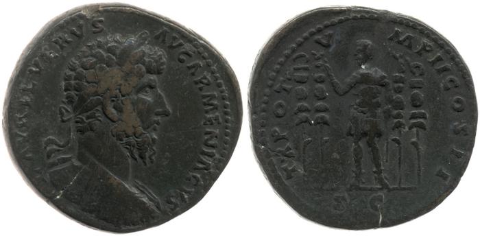реверс RIC III Marcus Aurelius 1426