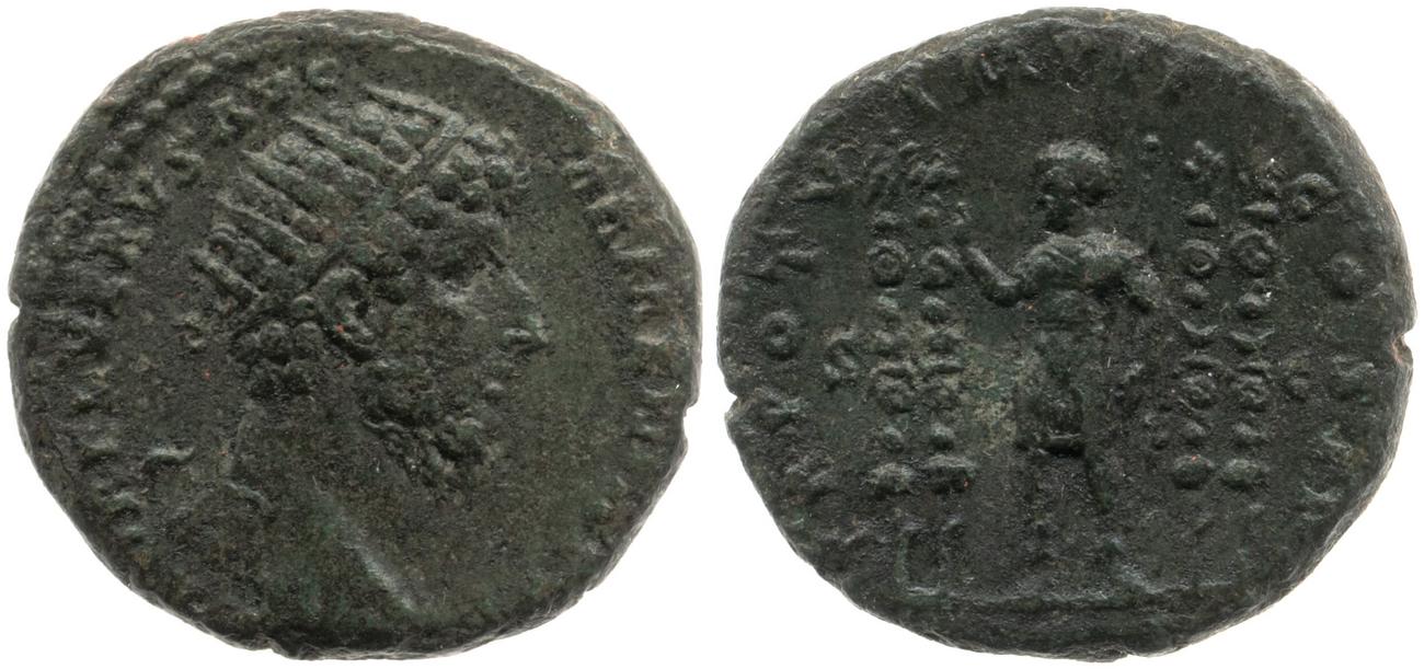 аверс RIC III Marcus Aurelius 1428