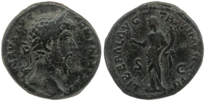 RIC III Marcus Aurelius 1417, реверс, Британский музей