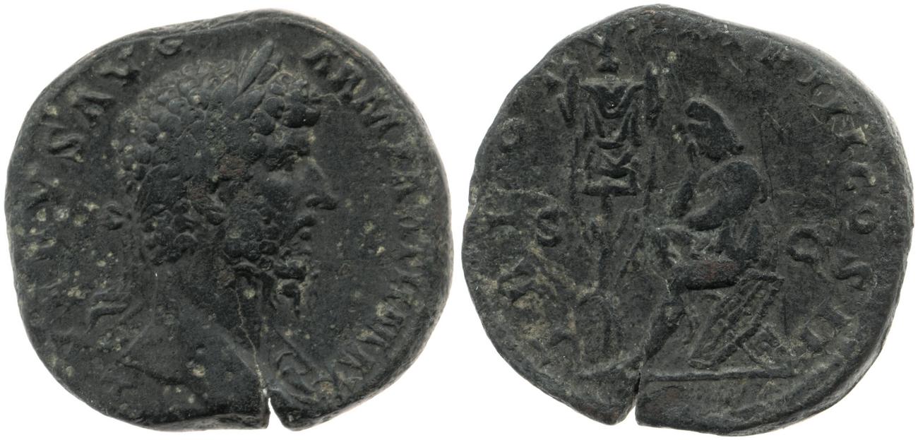 RIC III Marcus Aurelius 1429, аверс, bm