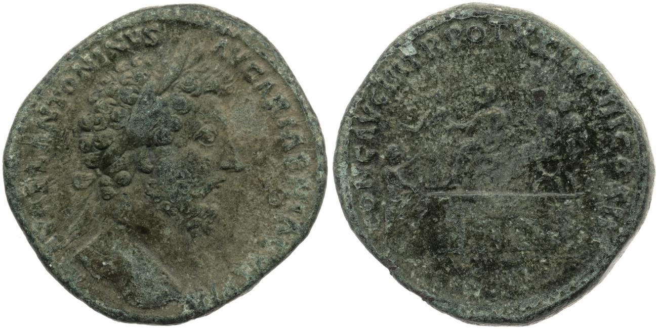 obverse RIC III Marcus Aurelius 914