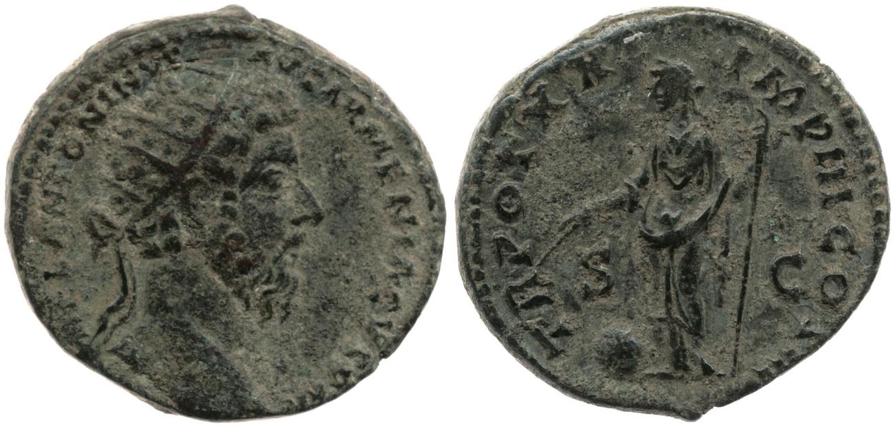 obverse RIC III Marcus Aurelius 924