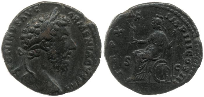 RIC III Marcus Aurelius 920, реверс, Британский музей