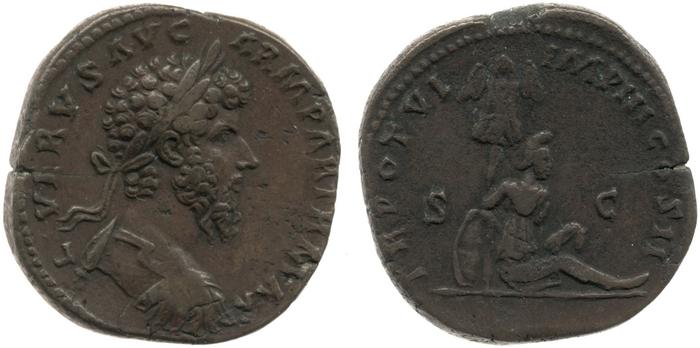 реверс RIC III Marcus Aurelius 1441