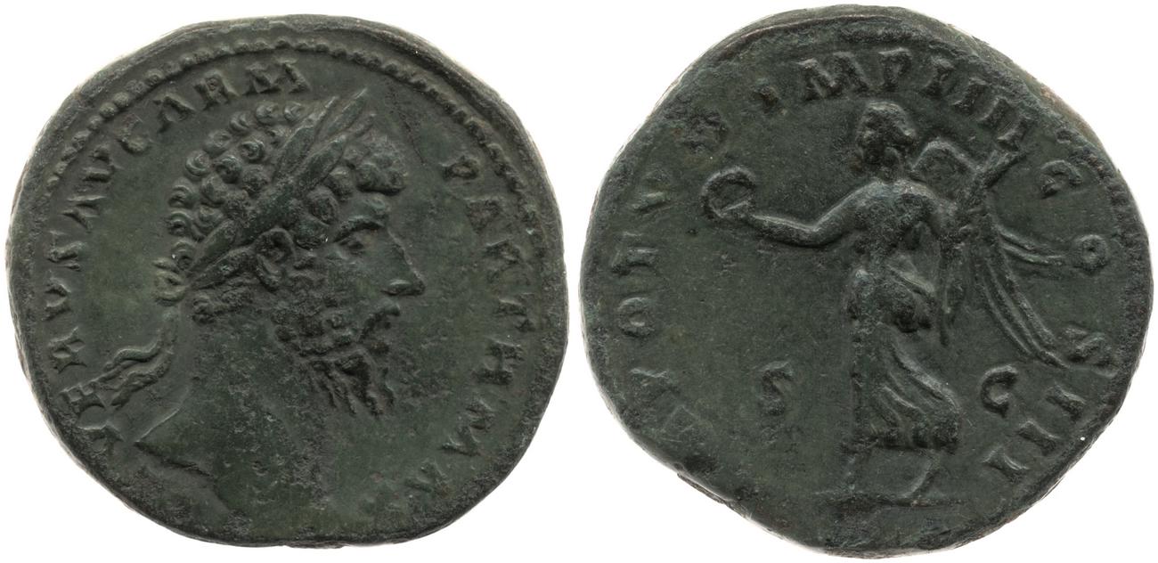 аверс RIC III Marcus Aurelius 1460