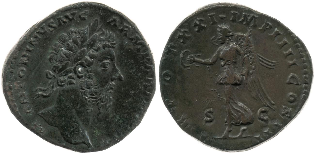 obverse RIC III Marcus Aurelius 948