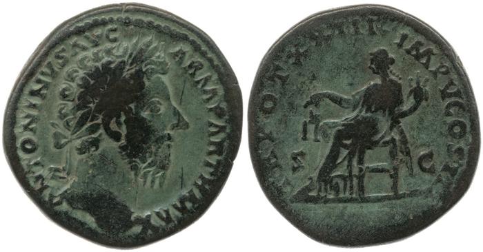 реверс RIC III Marcus Aurelius 969