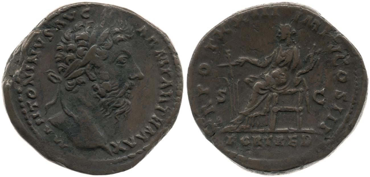 аверс RIC III Marcus Aurelius 962